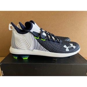 Size 12.5 Men's NEW Under Armour Harper 4 Low Metal Baseball Cleats 3022059-104